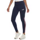 Women's Puma Graphic Tape High-waisted Leggings, Size: Xl, Blue