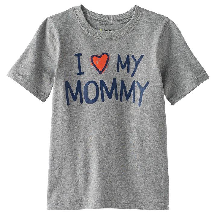 Boys 4-7x Jumping Beans&reg; I Love My Family Tee, Boy's, Size: 7, Med Grey