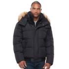 Big & Tall Andrew Marc Clermont Faux-fur Bomber Jacket, Men's, Size: Xl Tall, Black