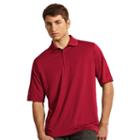 Men's Antigua Pique Performance Golf Polo, Size: Small, Dark Red