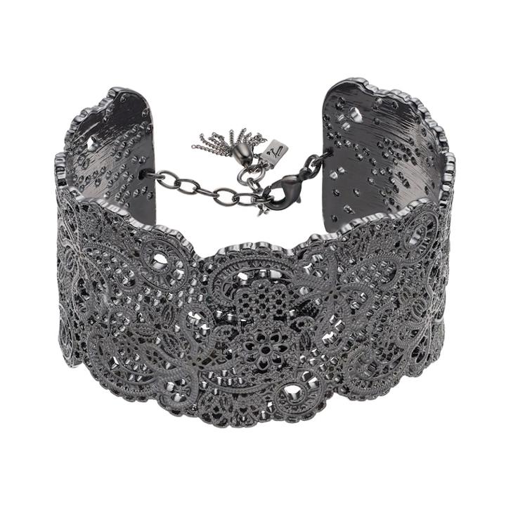 Simply Vera Vera Wang Filigree Cuff Bracelet, Women's, Black
