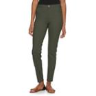 Juniors' So&reg; Perfectly Soft High-waisted Ankle Jeggings, Girl's, Size: 11, Green Oth