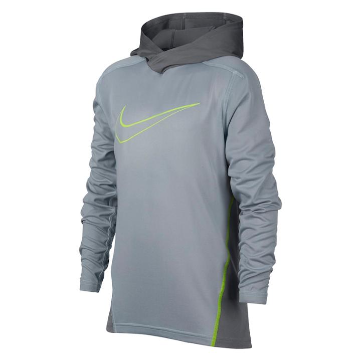 Boys 8-20 Nike Dri-fit Hooded Training Top, Size: Small, Grey (charcoal)