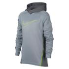 Boys 8-20 Nike Dri-fit Hooded Training Top, Size: Small, Grey (charcoal)