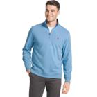 Men's Izod Advantage Regular-fit Performance Quarter-zip Fleece Pullover, Size: Large, Brt Blue