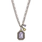 Simply Vera Vera Wang Purple Octagon Pendant Necklace, Women's, Purple Oth