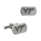 Fiora Stainless Steel Virginia Tech Hokies Cuff Links, Men's, Grey