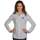 Women's Antigua Charlotte Hornets Dynasty Button-down Shirt, Size: Medium, Silver