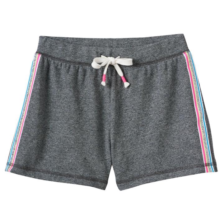 Girls Plus Size So&reg; Tie-dye Drawstring Shortie Shorts, Size: 20 1/2, Dark Pink