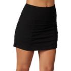 Women's Marika Weekend Magical Balance Tummy Control Workout Skort, Size: Xl, Black