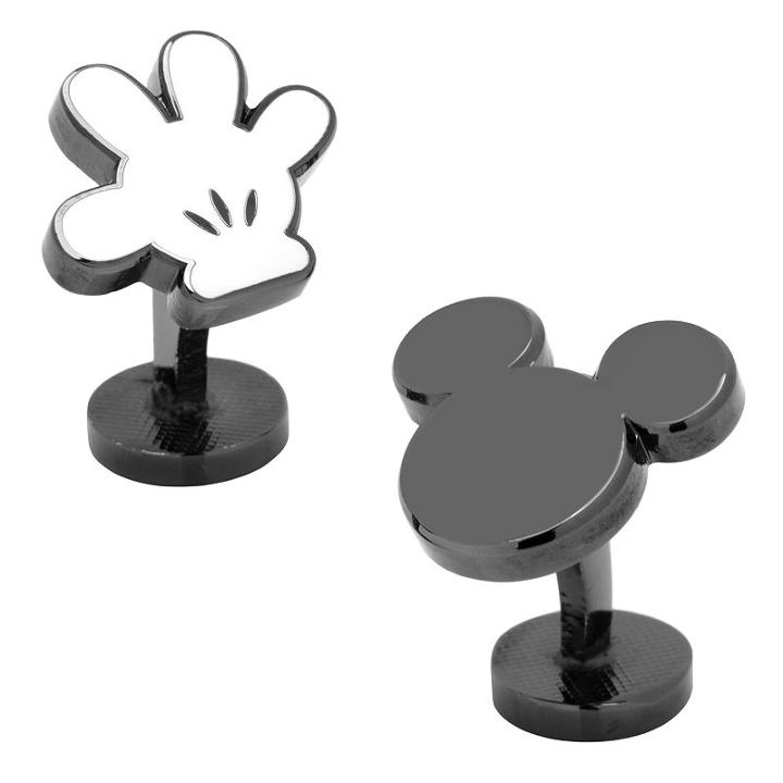 Disney Mickey Mouse Helping Hand Cuff Links, Men's, Black