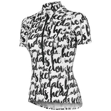 Women's Shebeest S-cut Cycling Jersey, Size: Small, White