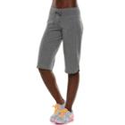 Women's Tek Gear&reg; Core Lifestyle Skimmer Yoga Capri Leggings, Size: Small, Med Grey