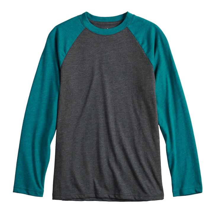 Boys 8-20 Urban Pipeline&reg; Ultimate Raglan Tee, Size: Xl, Dark Blue