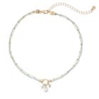 Lc Lauren Conrad Blue Chain Choker Necklace, Women's
