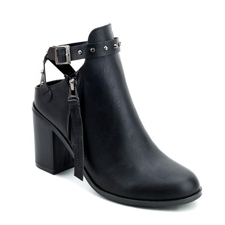 Olivia Miller Beverly Women's Ankle Boots, Girl's, Size: 6, Black