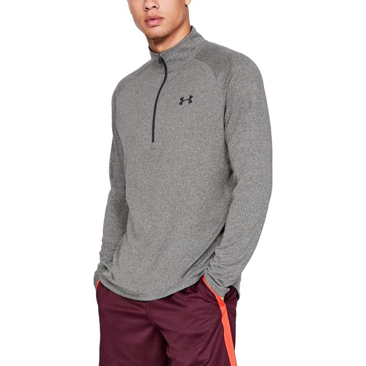 Men's Under Armour Half-zip Tech 2.0 Top, Size: Large, Grey (charcoal)