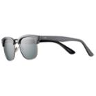 Men's Dockers Classic Clubmaster Spring Hinge Polarized Sunglasses, Black