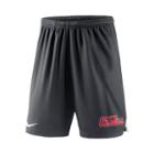 Men's Nike Ole Miss Rebels Football Dri-fit Shorts, Size: Small, Dark Grey