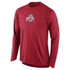 Men's Nike Ohio State Buckeyes Elite Shooter Long-sleeve Tee, Size: Large, Red