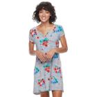 Juniors' So&reg; Henley Swing Dress, Teens, Size: Large, Med Grey