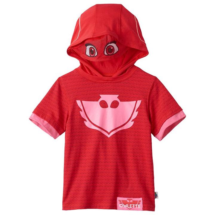 Girls 4-7 Pj Masks Owlette Costume Tee, Girl's, Size: 5, Pink