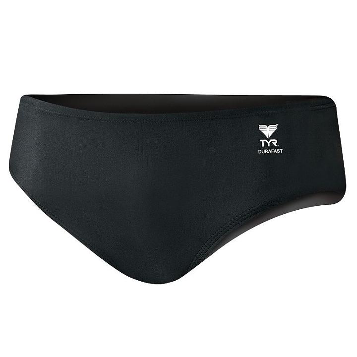 Men's Tyr Durafast Racer Swimsuit, Size: 26, Black
