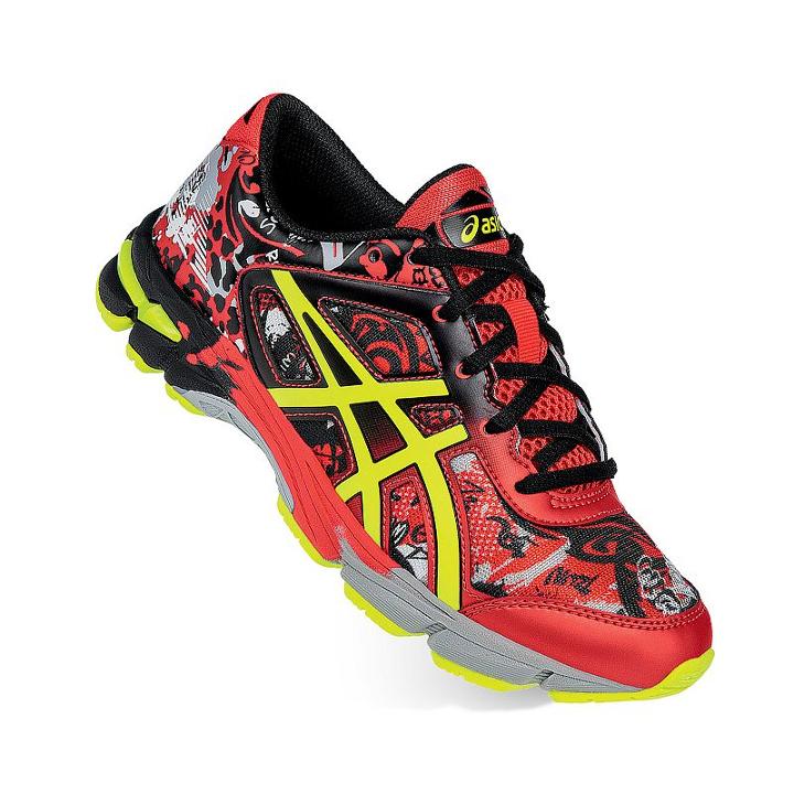 Asics Gel-noosa Tri 11 Grade School Kids' Running Shoes, Boy's, Size: 1, Red