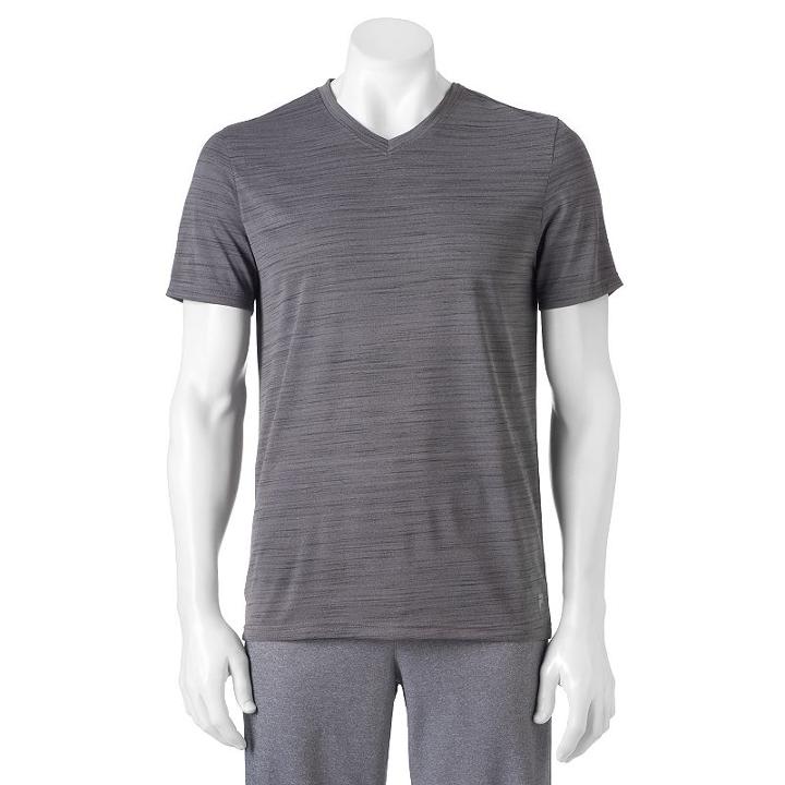 Men's Fila Sport&reg; Slubbed Muscle Tee, Size: Medium, Dark Grey