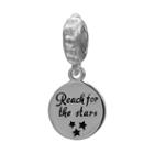 Individuality Beads Sterling Silver Reach For The Stars Charm, Women's, Grey