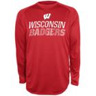 Men's Champion Wisconsin Badgers Team Tee, Size: Large, Red