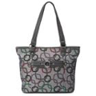 Rosetti Jacquard Belted Tote, Women's, Grey (charcoal)