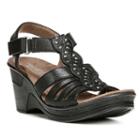 Naturalsoul By Naturalizer Riddick Women's Wedge Sandals, Size: Medium (10), Black