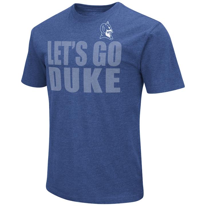 Men's Duke Blue Devils Motto Tee, Size: Large (navy)