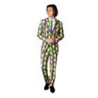 Men's Opposuits Slim-fit Harleking Suit & Tie Set, Size: 38 - Regular, Ovrfl Oth