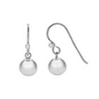 Primrose Sterling Silver Ball Drop Earrings, Women's, Grey