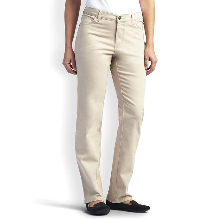 Women's Lee Relaxed Fit Straight Leg Jeans, Size: 12 T/l, Med Beige