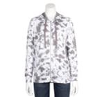 Juniors' Plus Size Grayson Threads Tie-dye Zip-up Hoodie, Teens, Size: 3xl, Grey (charcoal)