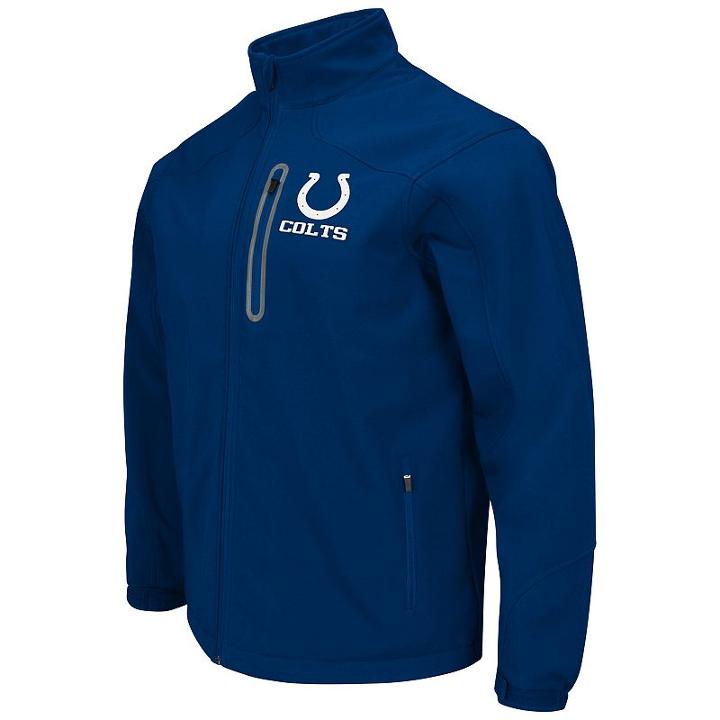 Men's Indianapolis Colts Softshell Jacket, Size: Small, Blue