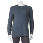 Men's Sonoma Goods For Life&trade; Heathered Thermal Tee, Size: Xxl, Dark Blue