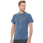 Men's Ford Mustang Cobra Flag Tee, Size: Xxl, Blue (navy)