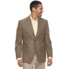 Men's Chaps Classic-fit Patterned Sport Coat, Size: 56 Long, Lt Brown