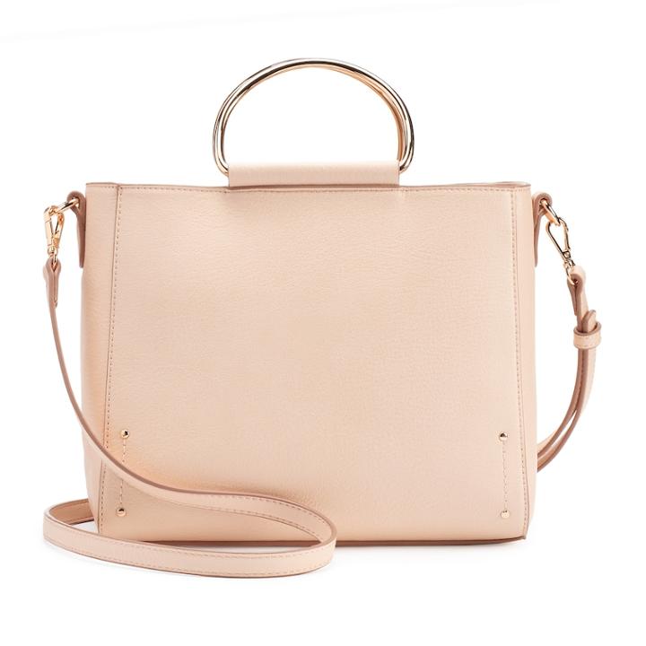 Lc Lauren Conrad Marigold Satchel, Women's, Brt Pink