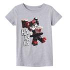 Girls 7-16 Lego Harley Quinn Ha Ha Ha Graphic Tee, Size: Small, Grey