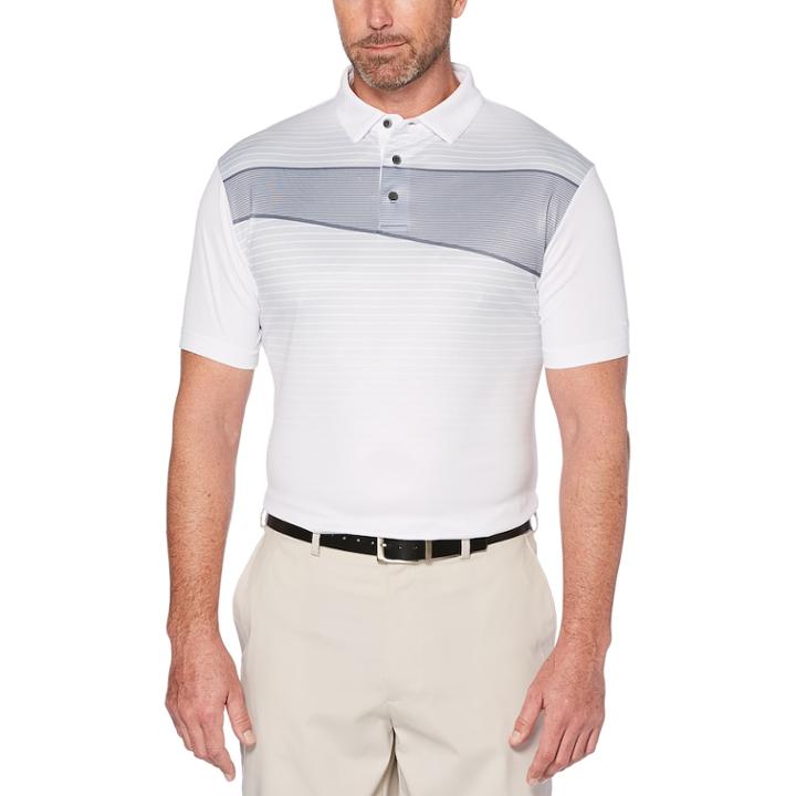 Men's Grand Slam On Course Performance Golf Polo, Size: Medium, White