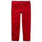 Girls 4-8 Carter's Red Corduroy Pants, Girl's, Size: 4