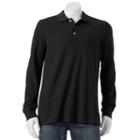 Men's Croft & Barrow&reg; Classic-fit Easy-care Pique Polo, Size: Large, Black