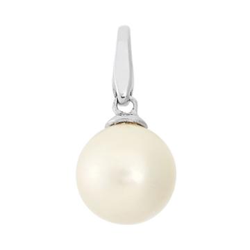 Giorgio Martello Dyed Shell Pearl Sterling Silver Charm, Women's, White