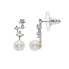 Lc Lauren Conrad Nickel Free Simulated Pearl Drop Earrings, Women's, White