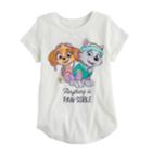 Girls 4-10 Jumping Beans&reg; Paw Patrol Sky & Everest Graphic Tee, Size: 7, Lt Beige